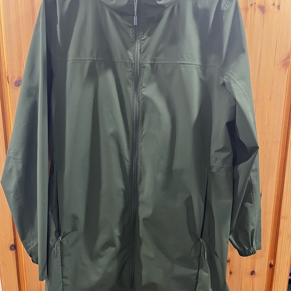 Lole Women's Green Rain Coat